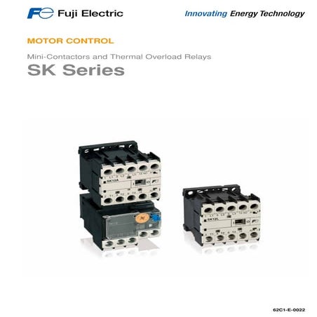Mini-Contactors and Thermal Overload Relays - SK Series