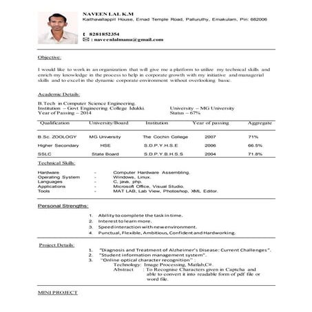 naveen resume