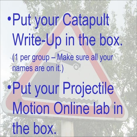 Kinematics - Carousel Review