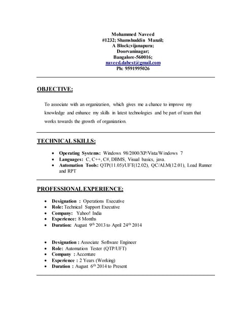 Resume