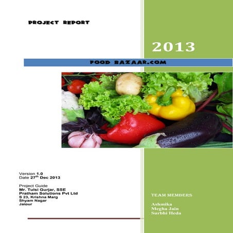 Project Report_Food Bazar_Ver1