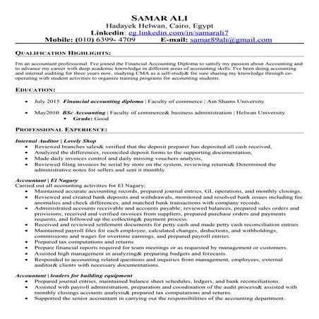 Ahmed elbaz cv | PDF