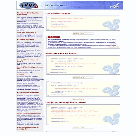 62 Php. Creando Imagenes