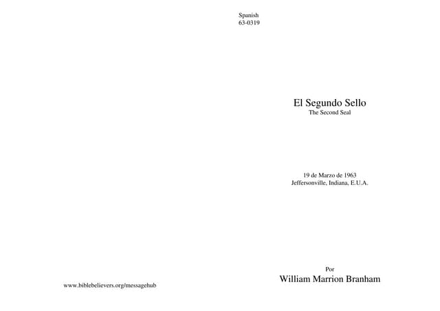 63 0319 el segundo sello