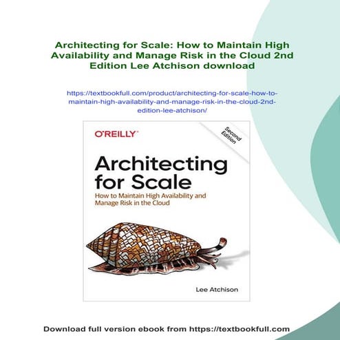 Architecting for Scale: How to Maintain High Availability and Manage Risk in ...