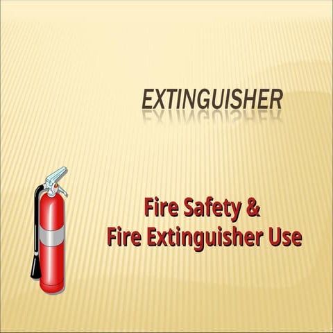 Basic Fire Fighting Training.ppt for supervisor and worker level | PPT
