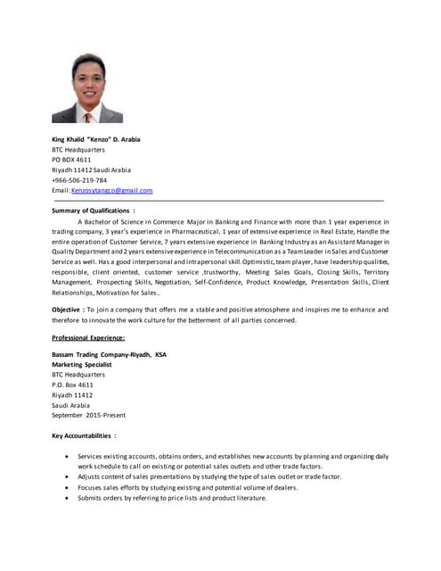 King ARABIA cv