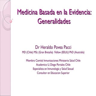 Medicina basada en la evidencia gen...