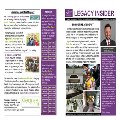 Legacy Insider-April 2015