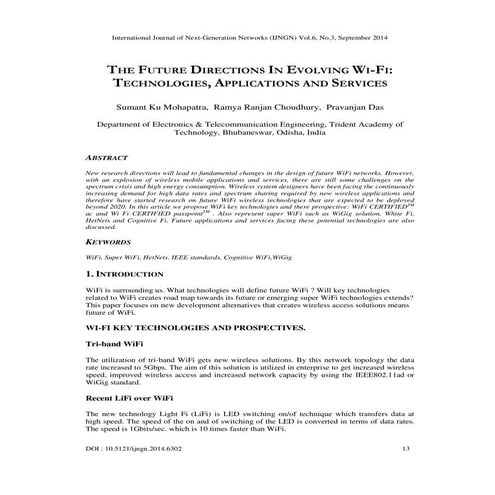 WiFi 6 - Usher in the Era of Next-Generation Connectivity | PDF