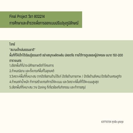 landscape survey | PDF