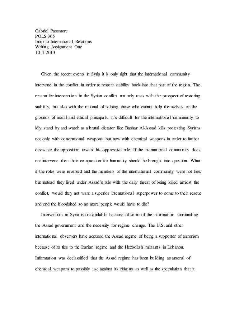 Importance of international relations essay picture