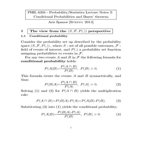 6334 Day 3 slides: Spanos-lecture-2