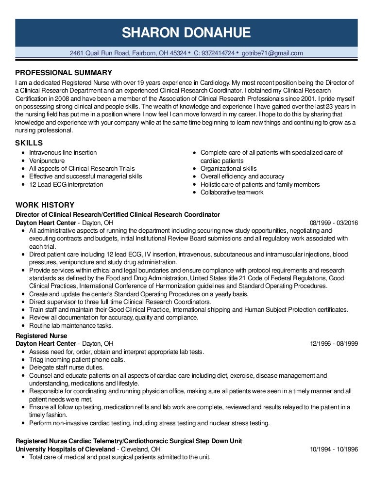 Sharon Donahue Resume 1