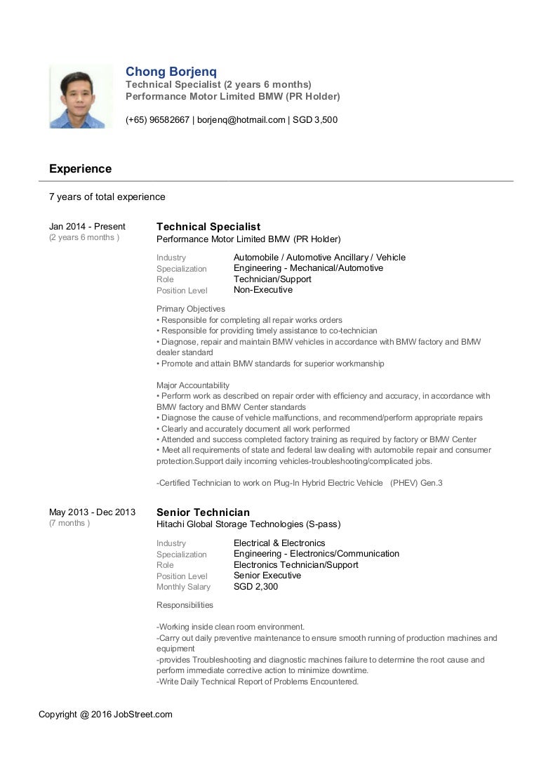 July 2016 Resume