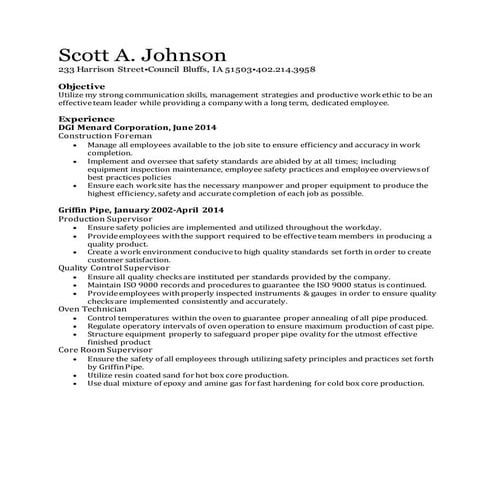 Scott Johnson 1 Resume