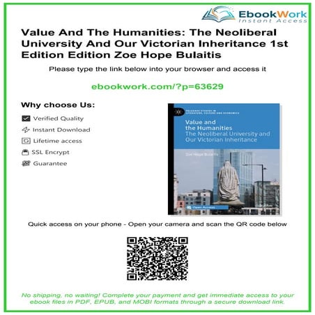 Value and the Humanities: Neoliberal University and Victorian Legacy | PDF