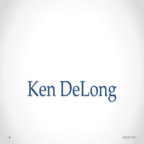 WhoIsKenDeLong