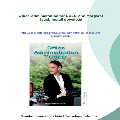 Office Administration for CSEC Ann Margaret Jacob