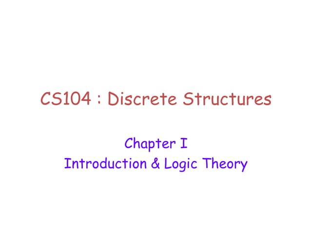Best presentation about discrete structure