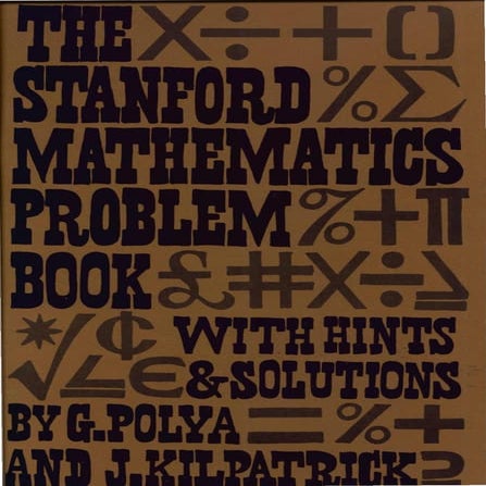 standford mathematics problem book