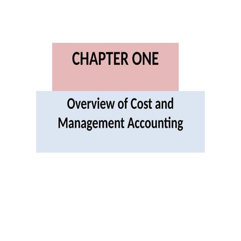 cos accounring overview powerpoint presentation