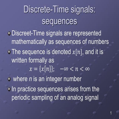  discrete time signals and systems