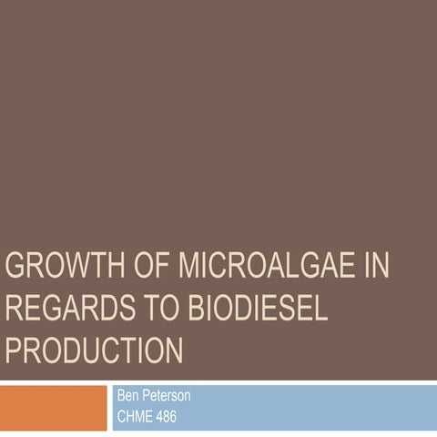 Biofuels Presentation