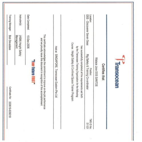 Height Safety & Confined Space Trainer Program