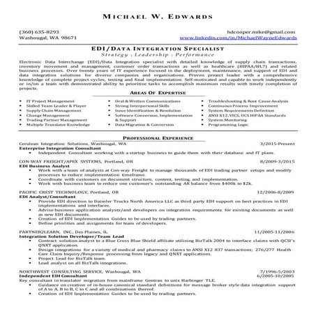Top 8 edi developer resume samples | PPTX
