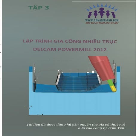 Gia công nhiều trục Delcam Powermill