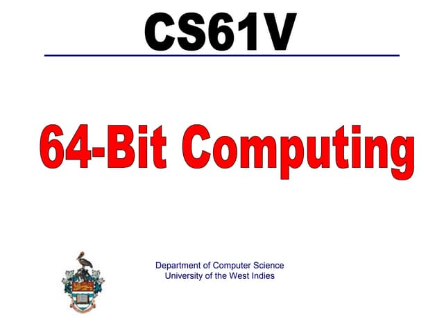 64 bit computing