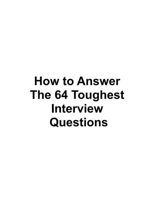 64 interview-questions