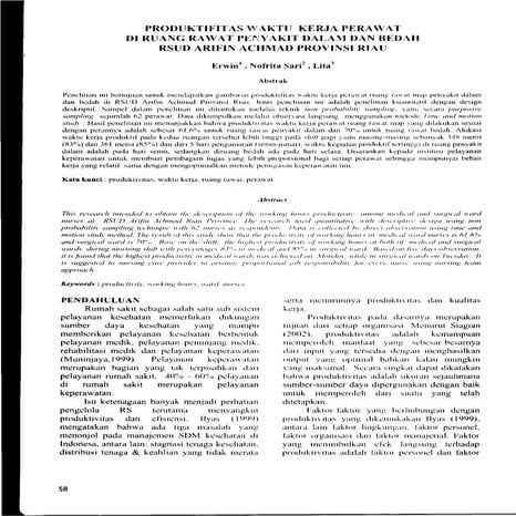 R O D U K T I F I T A S W A K T U K E R J A P E R A W A T D I R U A N G R A W A T P E N Y A K I T D A L A M D A N B E D A H R S U D A R I F I N A C H M A D P R O V I N S I R I A U