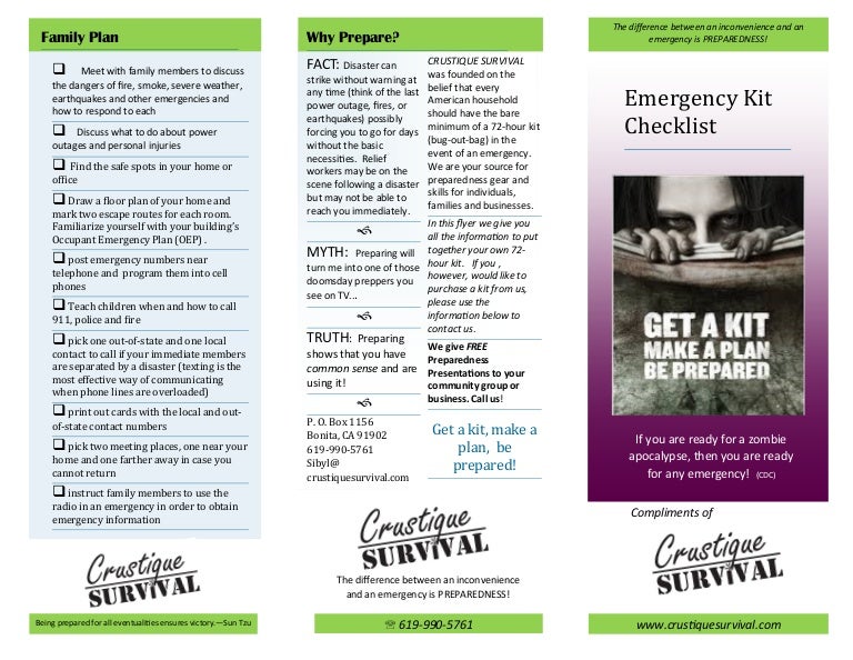 Emergency Kit checklist (5)