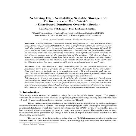 Distributed Databases Overview