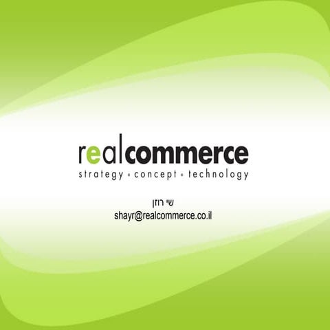 Mobile apps User Experience Survival guide - Realcommerce consulting