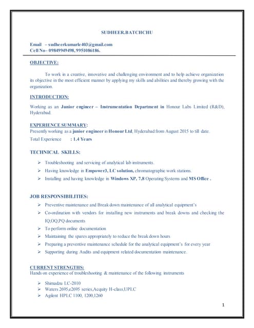 jawed_CV_instrument 3.7 yr exp | PDF