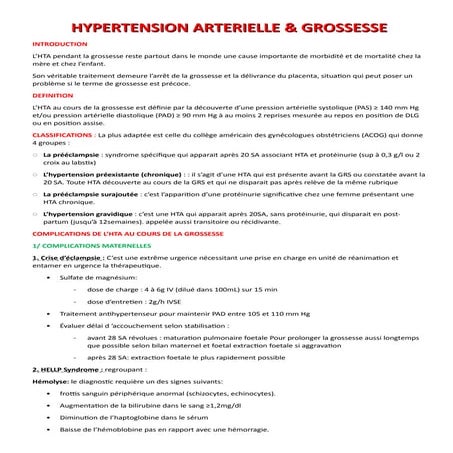 Comprehensive Overview of Hypertension in Pregnancy: Diagnosis ...