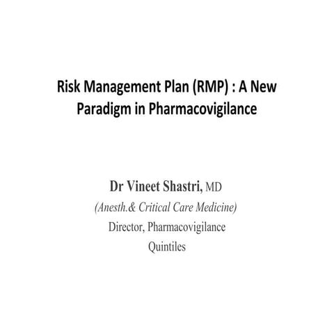 RMP_14th Annual Conference of Society of Pharmacovigilance and International ...