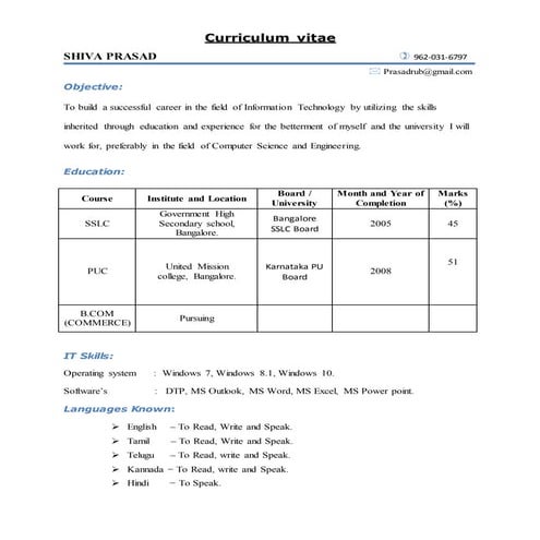 arvind cv (1) (1) | DOCX