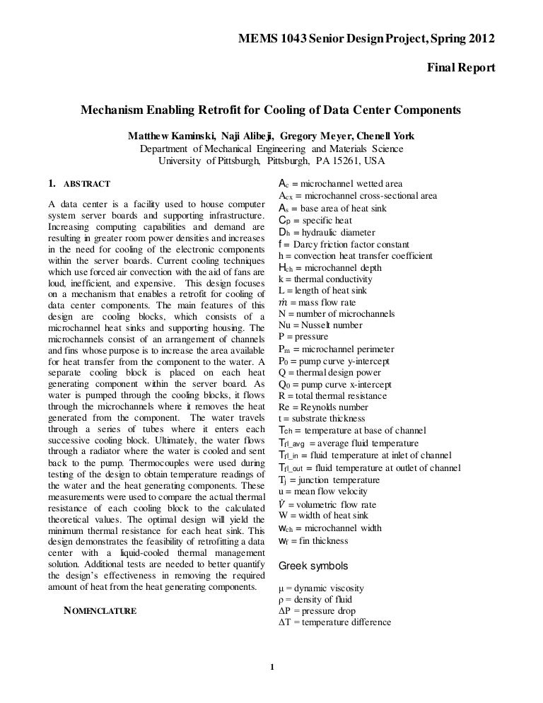 Thesis opening report example picture