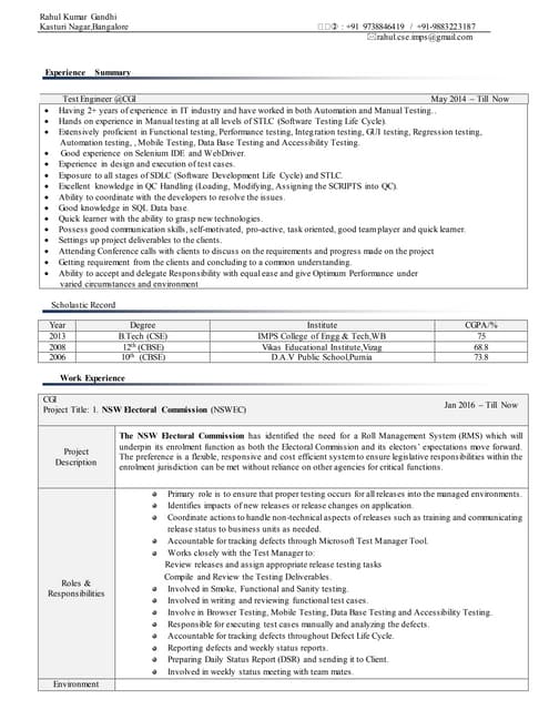 Resume 2.6+ Exp_Rahul Kumar Gandhi