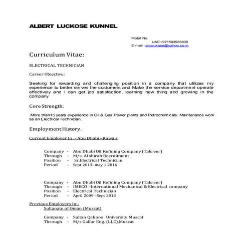 cv 2016 | DOCX