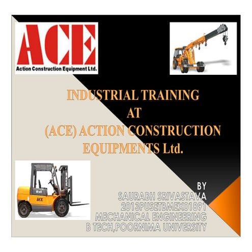 Industrail Training  PPT SAURABH SRIVASTAVA