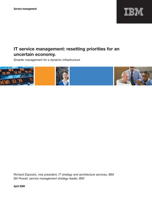 ITSM in an uncertain economy