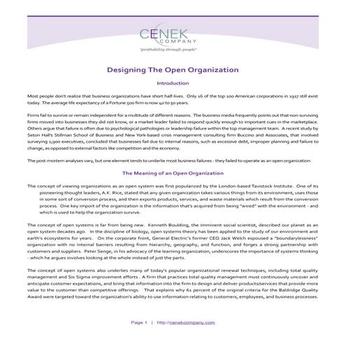Systems Approach Theory (With Case Study) | PDF