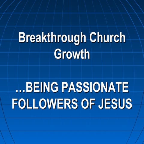 Breakthrough Church Growth Powerpoint
