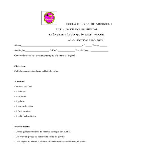 ActivExp-Concentração