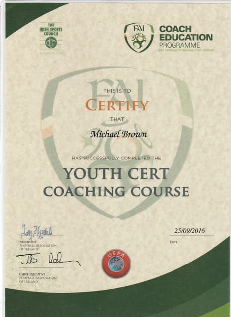 Youth Certificate 2016 PDF Youth Certificate 2016 PDF
